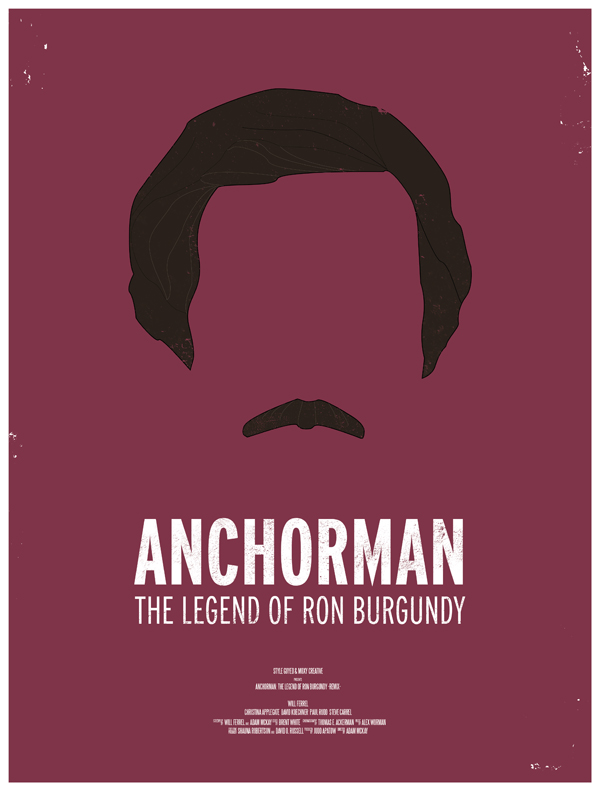 anchorman movie poster dress the part 10 Movie Posters Inspired by Mens Style