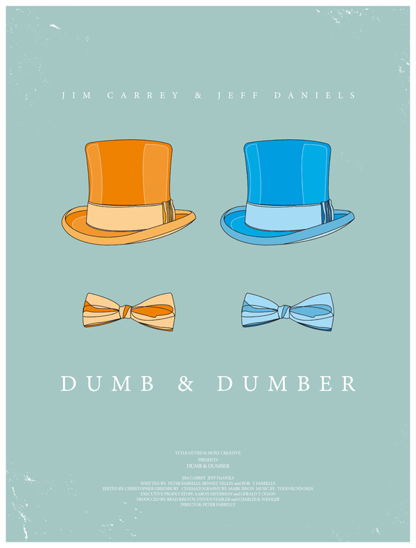 dumb and dumber movie poster dress the part 10 Movie Posters Inspired by Mens Style