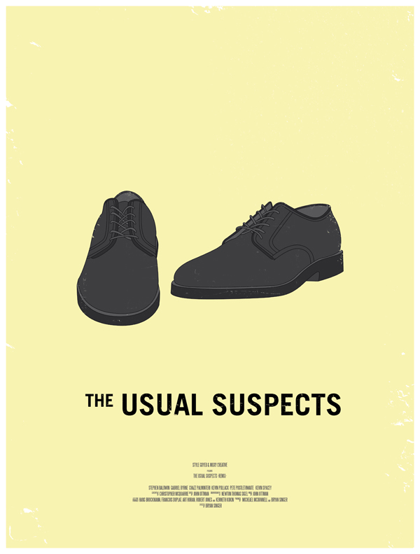 the usual suspects movie poster dress the part 10 Movie Posters Inspired by Mens Style