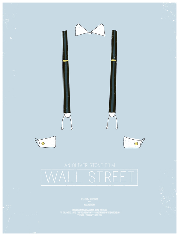 wall street movie poster dress the part 10 Movie Posters Inspired by Mens Style